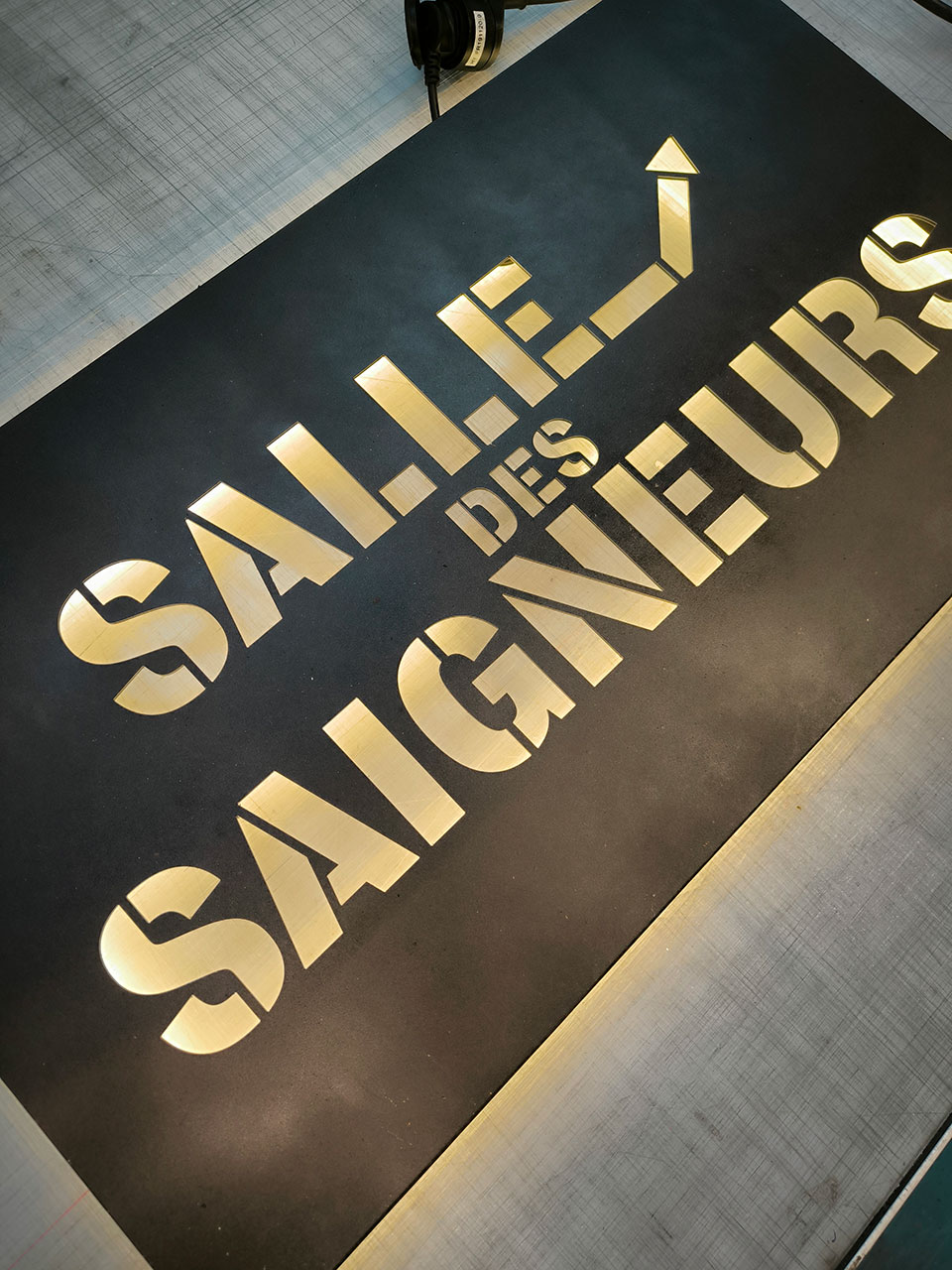 Caissons lumineux - Salle des saigneurs