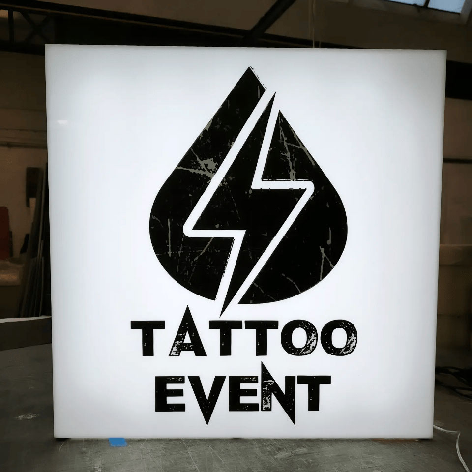 Caissons lumineux - Tattoo event