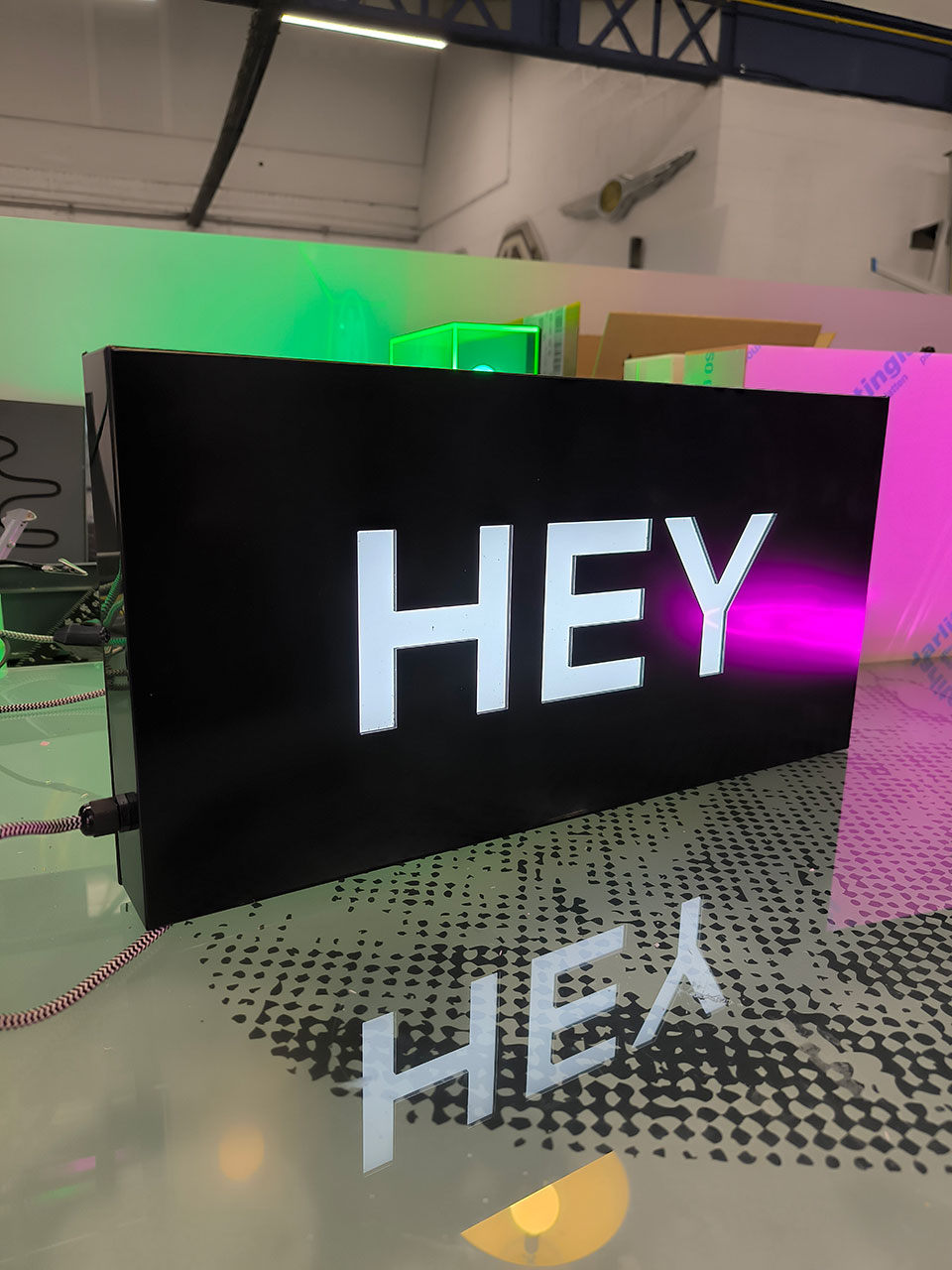 Caissons lumineux - Hey