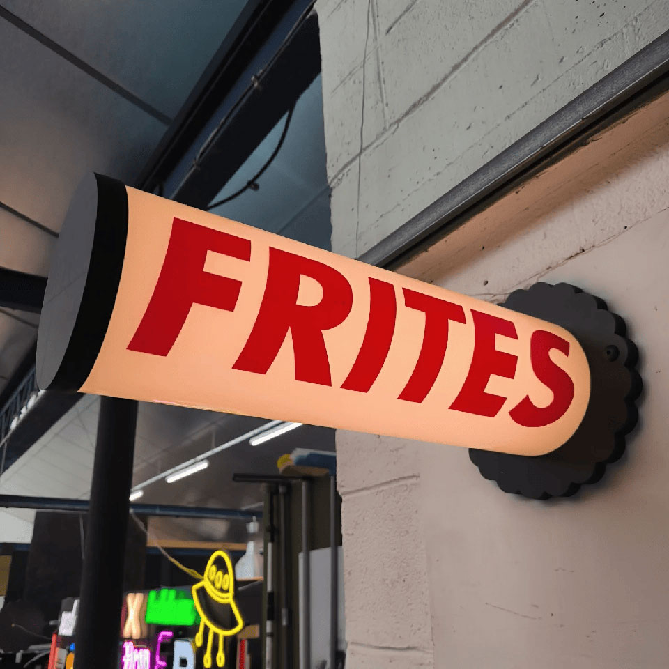 Caissons lumineux - Frites