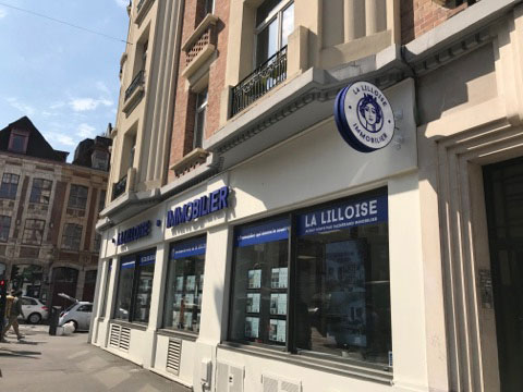 Enseignes drapeaux - La Lilloise