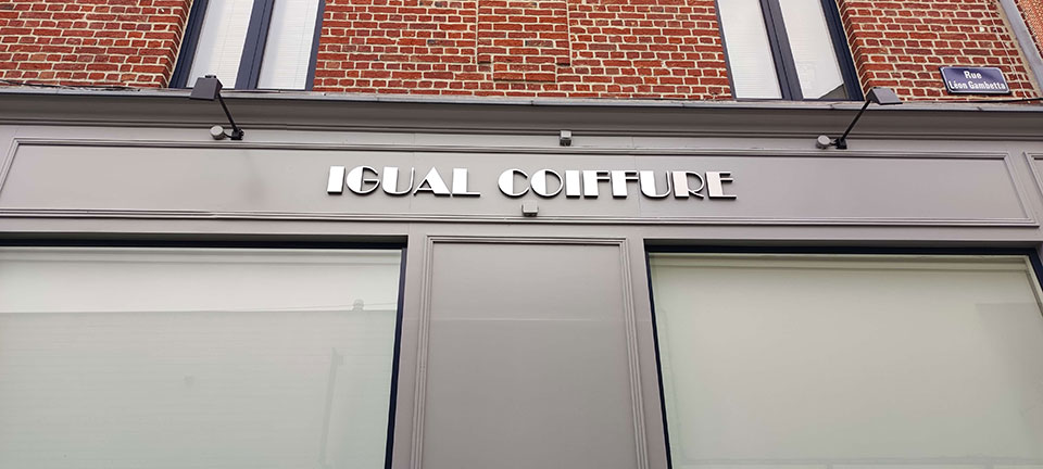 Enseignes lumineuses - Igual Coiffure