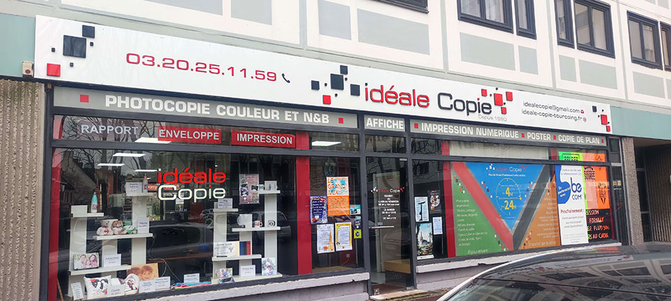 Enseignes lumineuses - Idéale Copie