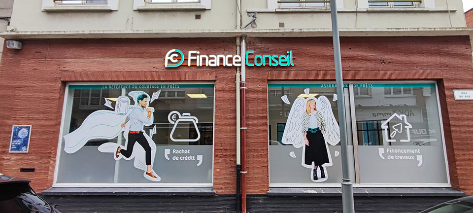 Enseignes lumineuses - Finance Conseil