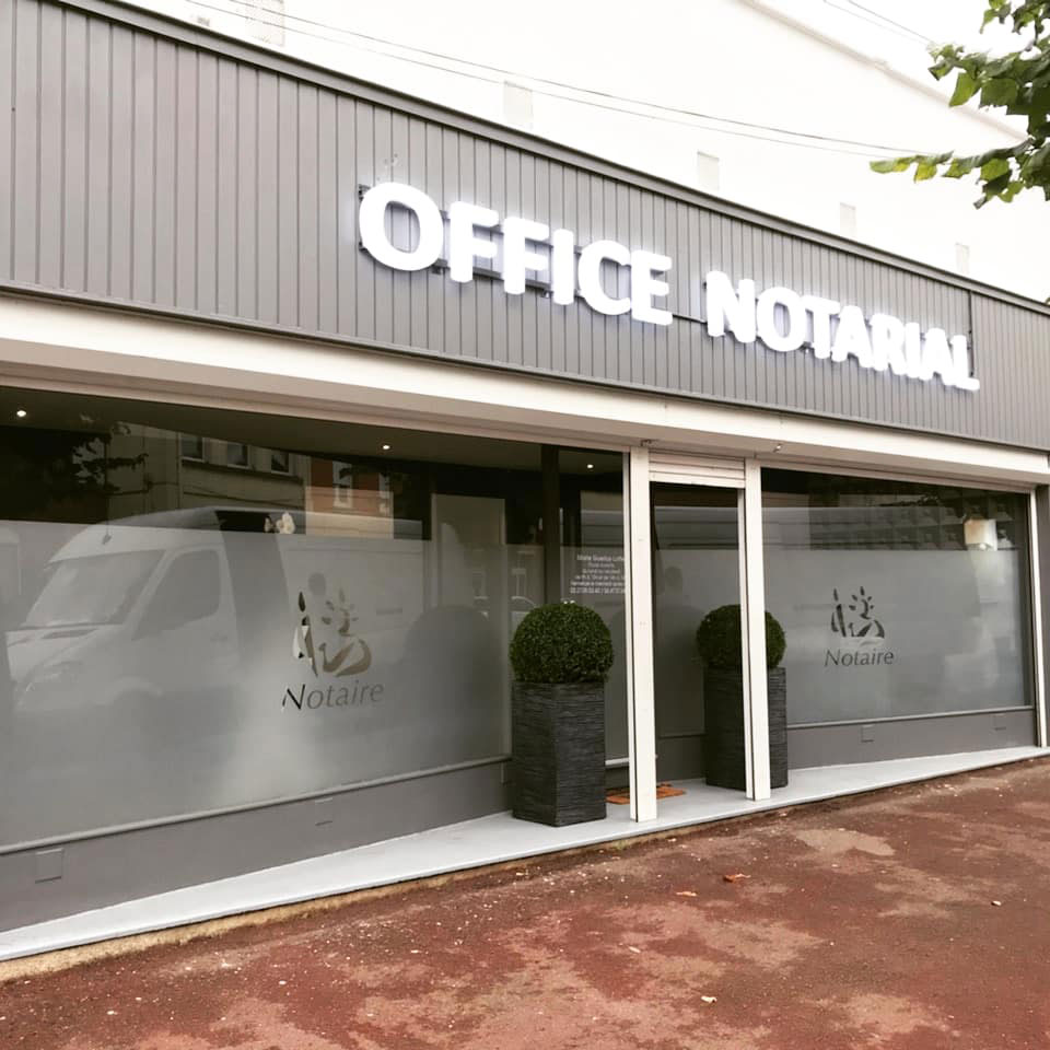 Enseignes lumineuses - Office notarial